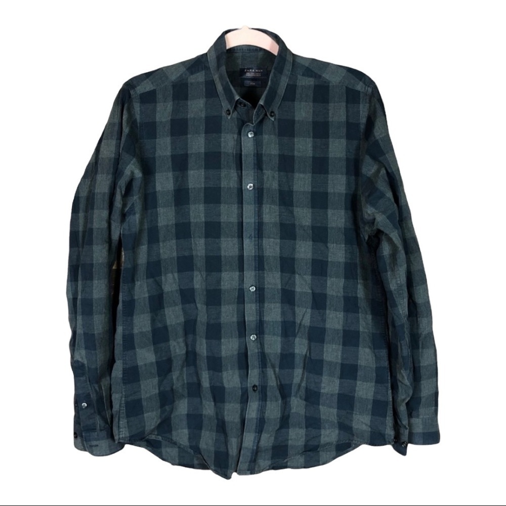 Zara man button up shirt